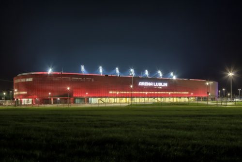 Происходило все на нашем новом стадионе Arena Lublin, я там еще не бывала.