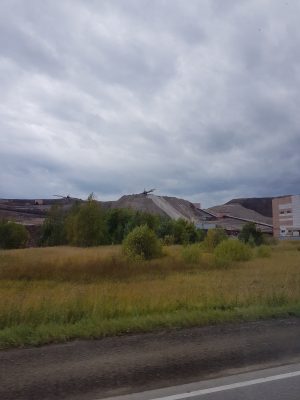 Горы от добычи калийной соли