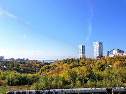 Красивая Пермь. Вид от смотровой площадки рядом с Планетарием