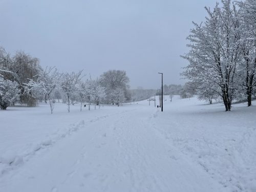 Зима в Польше