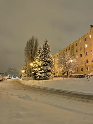 Зима в Польше