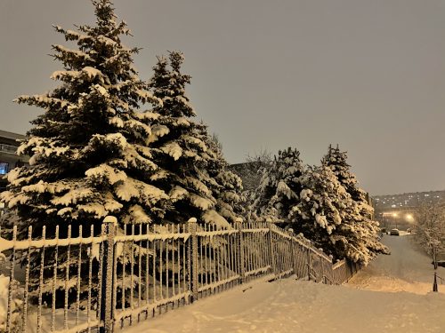 Зима в Польше