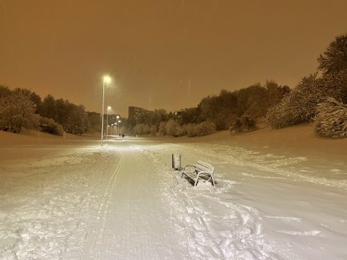 Зима в Польше
