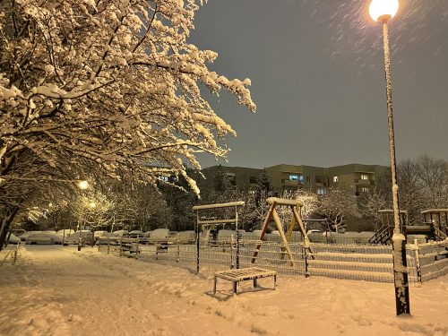 Зима в Польше