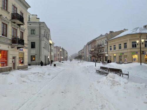 зима в польше люблин