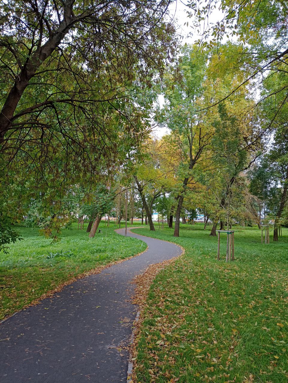 осень в парк Ludowy park Lublin