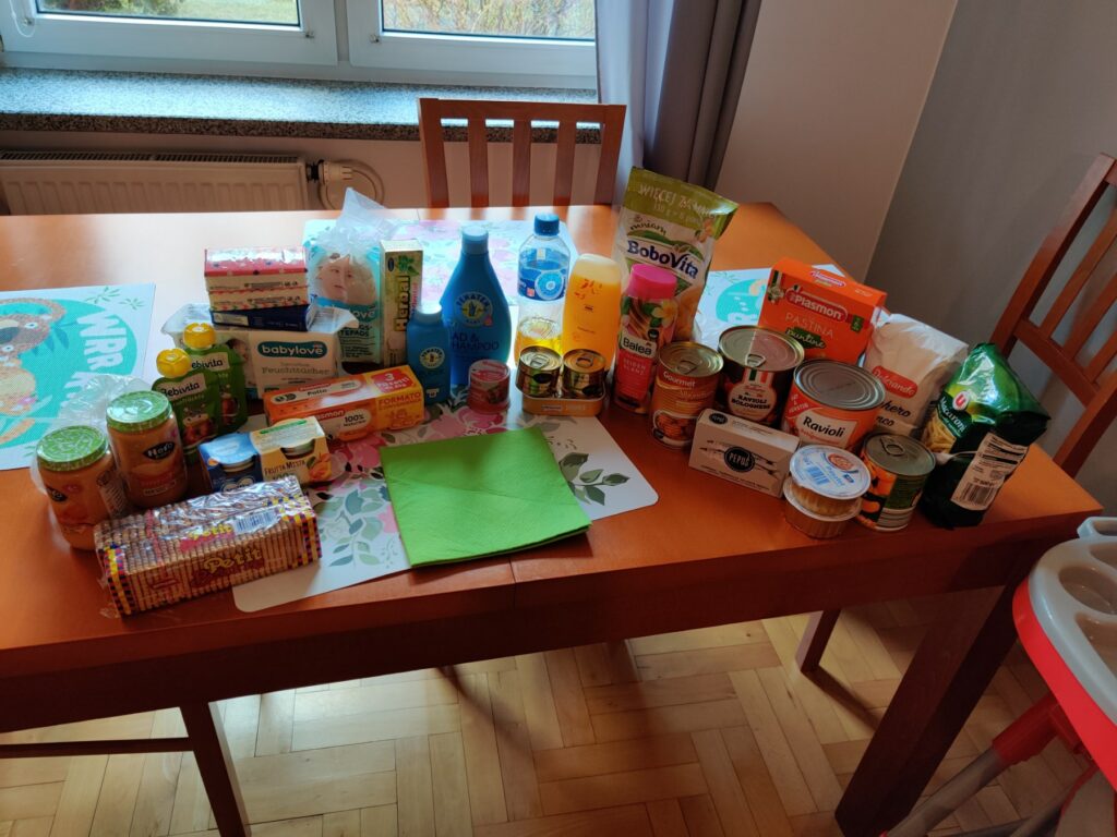 Продуктовый набор от организации Caritas